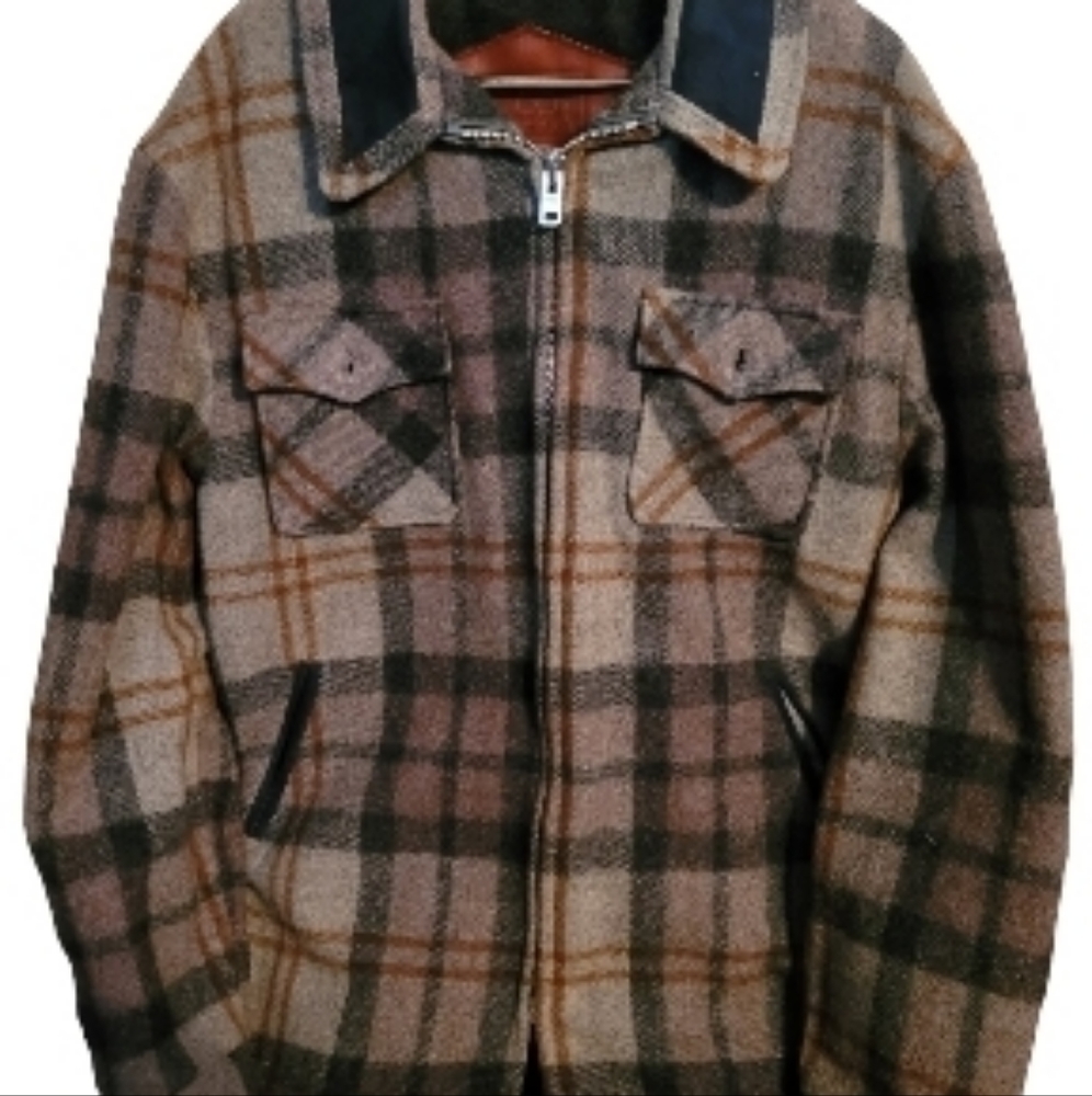 Woolrich Brown Shacket, Wool, Mens Size XL, EUC - Picture 5 of 8